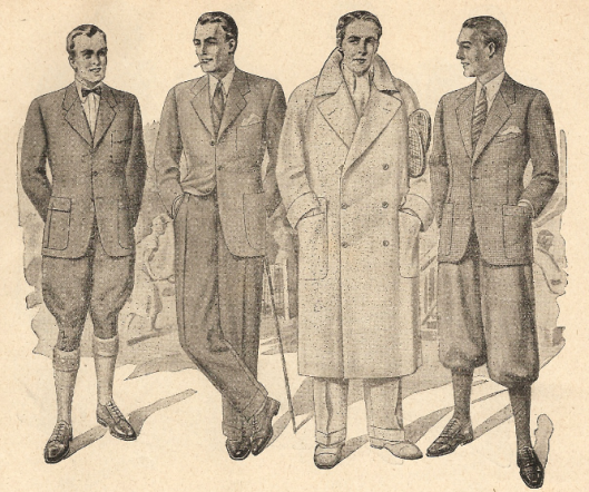 Gravure mode 1933 sport
